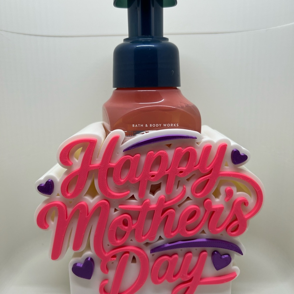 Custom design - Happy Mothers Day bath and body works soap holder